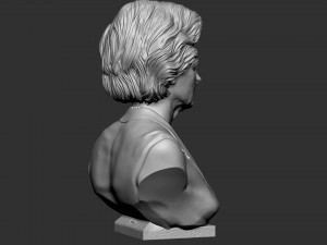 Margaret Thatcher 3Dプリントモデル