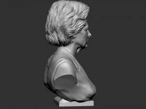 Margaret Thatcher 3D Druckmodell