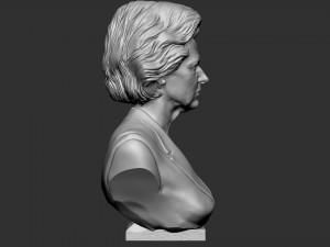 Margaret Thatcher 3Dプリントモデル