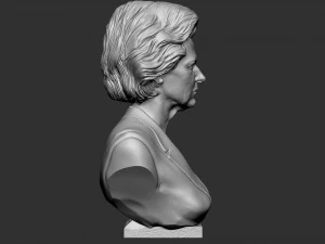 Margaret Thatcher 3D Druckmodell