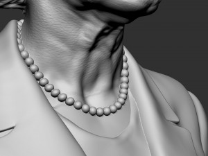 Margaret Thatcher 3Dプリントモデル