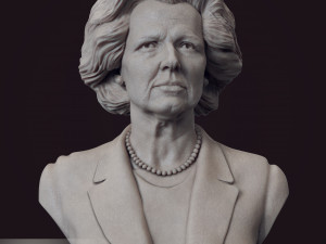 Margaret Thatcher 3Dプリントモデル