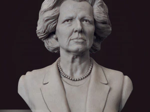 Margaret Thatcher 3D Druckmodell