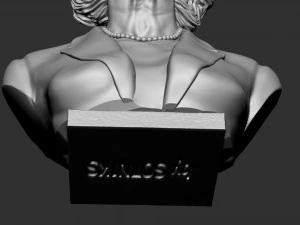 Margaret Thatcher 3D Druckmodell