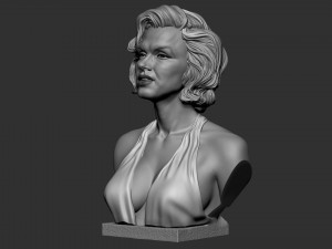 Marilyn Monroe 3Dプリントモデル