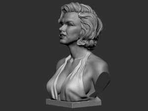 Marilyn Monroe 3D Print Model