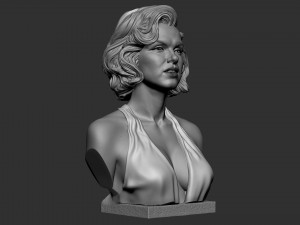 Marilyn Monroe 3D Принт Модель