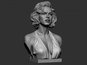 Marilyn Monroe 3D Print Model
