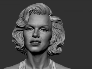 Marilyn Monroe 3D Print Model