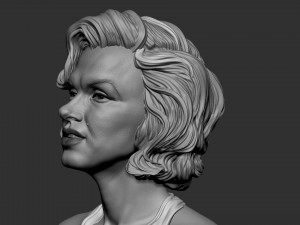 Marilyn Monroe 3D Принт Модель