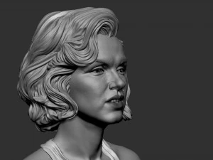 Marilyn Monroe 3D Print Model