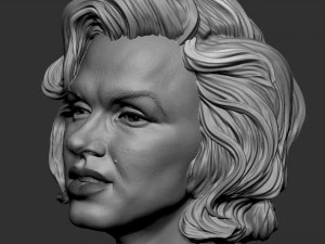 Marilyn Monroe 3D Print Model