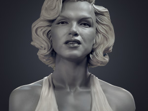 Marilyn Monroe 3D Принт Модель
