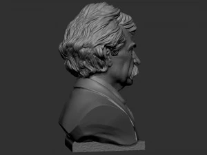 Mark Twain 3D Print Model