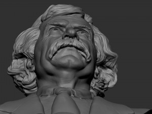 Mark Twain 3D 프린트 모델