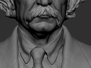 Mark Twain 3D 프린트 모델