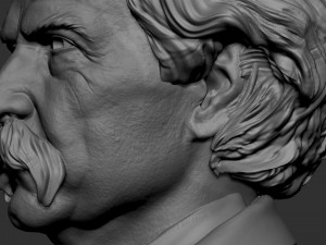Mark Twain 3D 프린트 모델