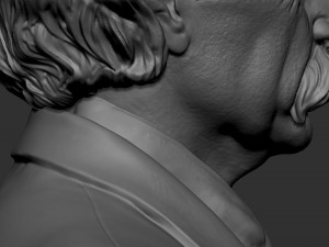 Mark Twain 3D 프린트 모델