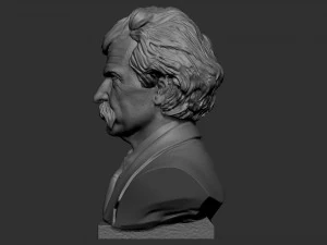 Mark Twain 3D Print Model