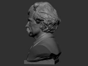 Mark Twain 3D 프린트 모델