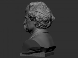 Mark Twain 3D 프린트 모델