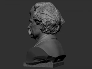 Mark Twain 3D Print Model