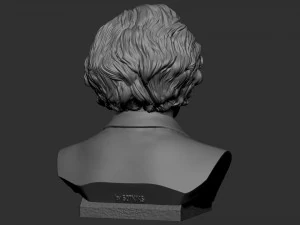 Mark Twain 3D Print Model