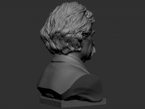 Mark Twain 3D 프린트 모델
