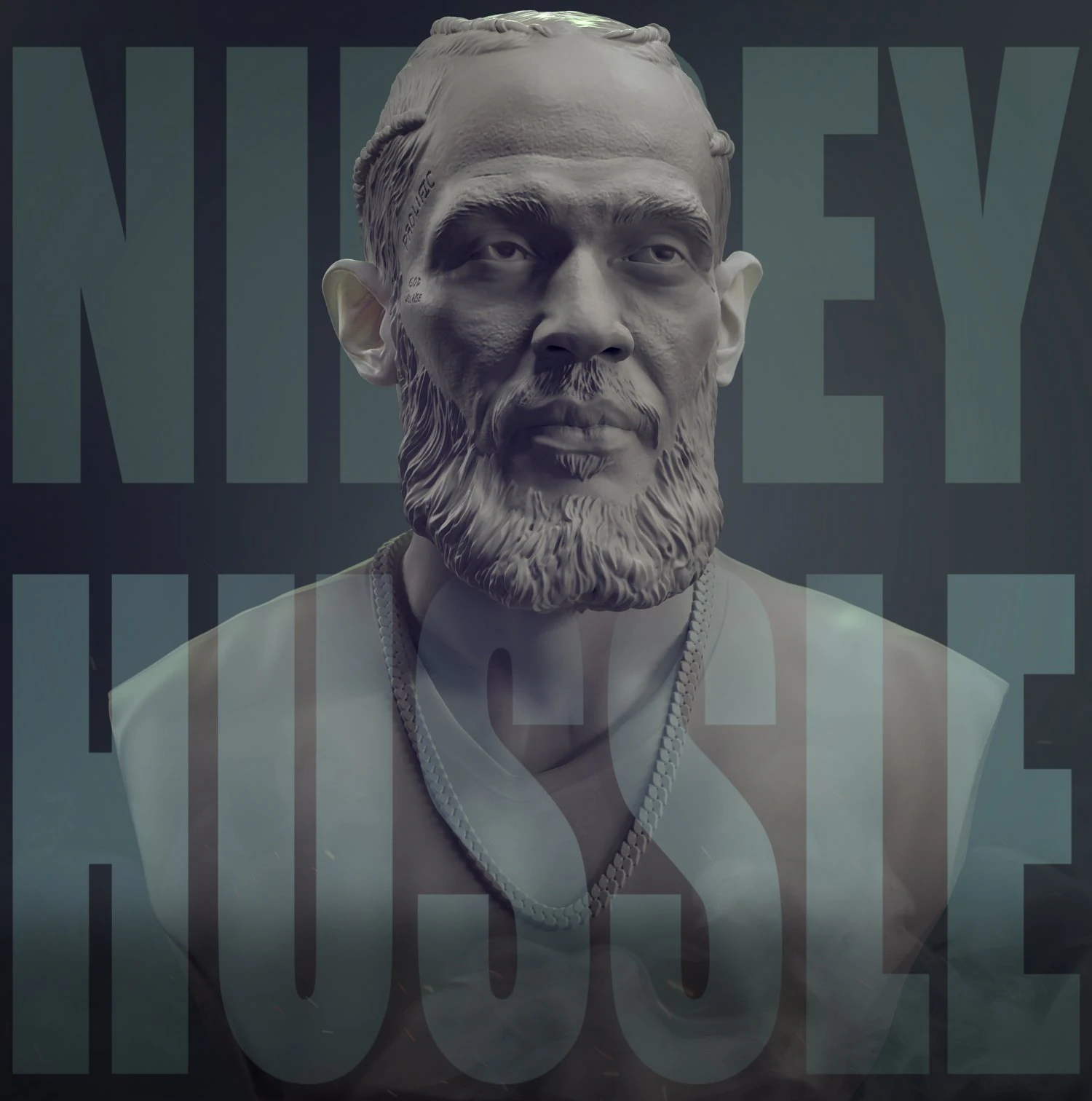 Nipsey Hussle 3D Print Model .c4d .max .obj .3ds .fbx .stl .blend