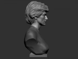Diana Princess of Wales 3D Print Model