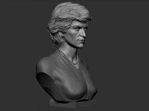 Diana Princess of Wales 3D Print Model