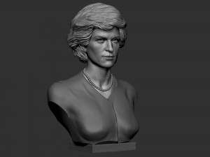 Diana Princess of Wales Modelo de impresión 3D