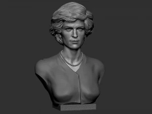 Diana Princess of Wales 3D Print Model
