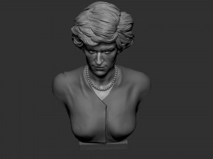 Diana Princess of Wales Modelo de impresión 3D