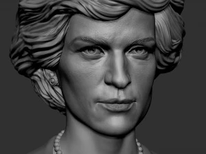 Diana Princess of Wales 3D Print Model