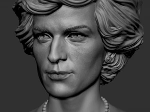 Diana Princess of Wales 3D Print Model