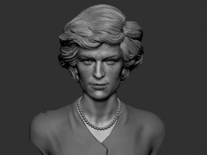 Diana Princess of Wales 3D Print Model
