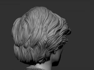 Diana Princess of Wales 3D Print Model