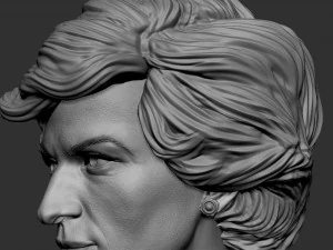 Diana Princess of Wales 3D Print Model