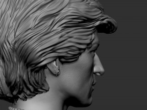 Diana Princess of Wales Modelo de impresión 3D