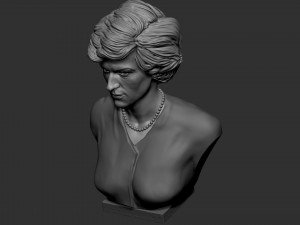 Diana Princess of Wales Modelo de impresión 3D
