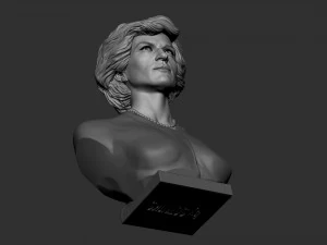 Diana Princess of Wales 3D Print Model