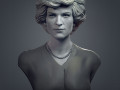 Diana Princess of Wales 3D 프린트 모델
