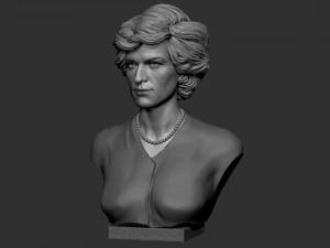Diana Princess of Wales 3D Print Model
