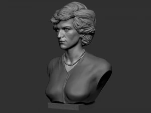 Diana Princess of Wales 3D Print Model