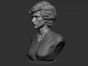 Diana Princess of Wales 3D Print Model