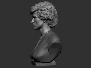 Diana Princess of Wales Modelo de impresión 3D