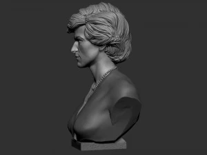 Diana Princess of Wales 3D Print Model