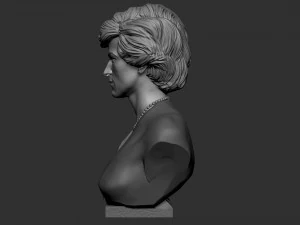 Diana Princess of Wales 3D Print Model