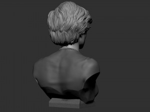 Diana Princess of Wales Modelo de impresión 3D